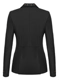 Fair Play Taylor Chic Comfi-Mesh Show Coat  Black Rosegold