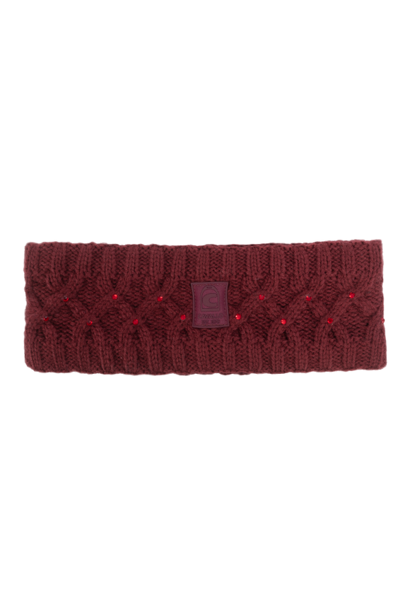 Cavallo Goodje Knit Headband Dark Red