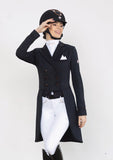 Fair Play Dorothee Comfinat-Tech Tailcoat Navy with Rosegold